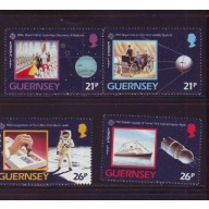 Guernsey Sc 449-52 1991 Europa stamp set  mint NH