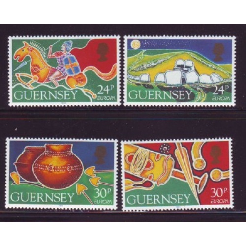 Guernsey Sc 526-529 1994 Europa stamp set  mint NH