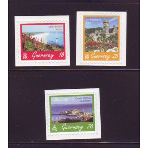 Guernsey Sc 593-95  1997 Island Scenes stamp set mint NH