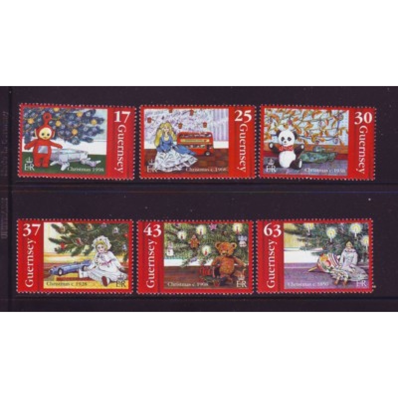 Guernsey Sc 664-69 1998  Christmas stamp set mint NH