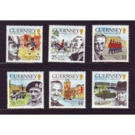 Guernsey Sc 691-696 1999 Sandhurst Anniversary stamp set mint NH