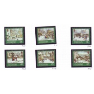 Guernsey Sc 720-25 2000 Christmas stamp set mint NH