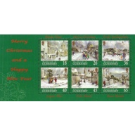 Guernsey Sc 725a 2000 Christmas stamp sheet mint NH