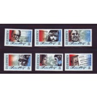 Guernsey Sc 762-767 2002 Birth of Victor Hugo stamp set mint NH