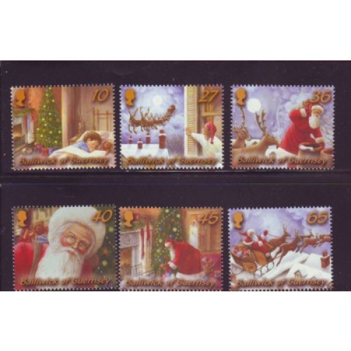 Guernsey Sc 810-815 2003 Christmas stamp set mint NH