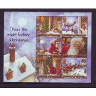 Guernsey Sc 815a 2003 Christmas stamp sheet mint NH