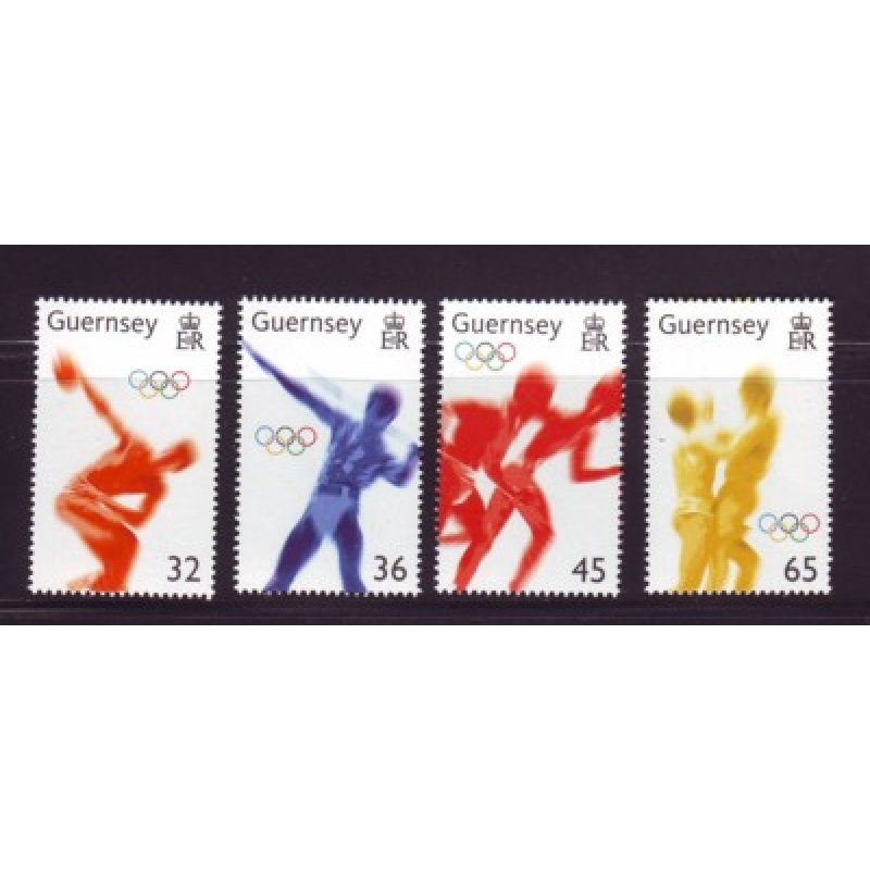 Guernsey Sc 844-847 2004 Athens Olympics  stamp set mint NH