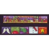 Guernsey Sc 849-854 2004 Christmas stamp set mint NH