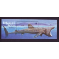 Guernsey Sc 874 2005 Basking Shark stamp sheet mint NH