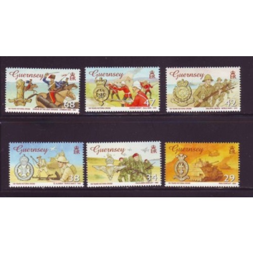 Guernsey Sc 886-891 2006 Anniversary Victoria Cross  stamp set mint NH