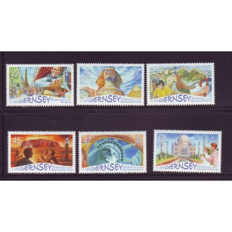 Guernsey Sc 893-898 2006 Europa Tourist Destinations stamp set mint NH