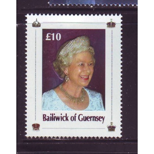 Guernsey Sc 911 2006  £10 80th Birthday QE II stamp mint NH