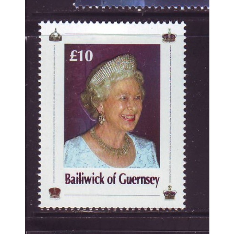 Guernsey Sc 911 2006  £10 80th Birthday QE II stamp mint NH