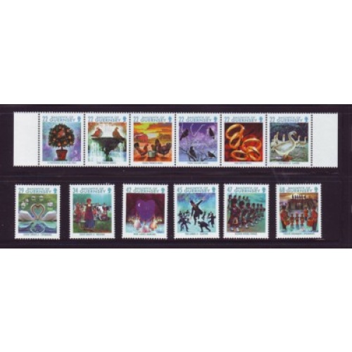 Guernsey Sc 918a-924 2006 Christmas stamp set mint NH
