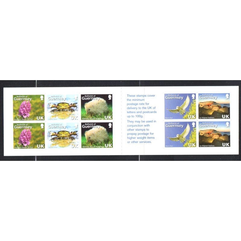 Guernsey Sc 925l 2007 La Societe Guernesaise UK stamp booklet mint NH