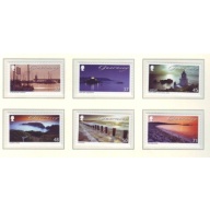 Guernsey Sc 953-958 2007 Seaside Views stamp set mint NH