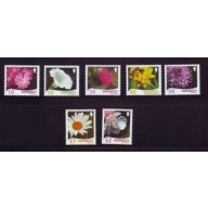 Guernsey Sc 978-984 2008 Flowers stamp set mint NH