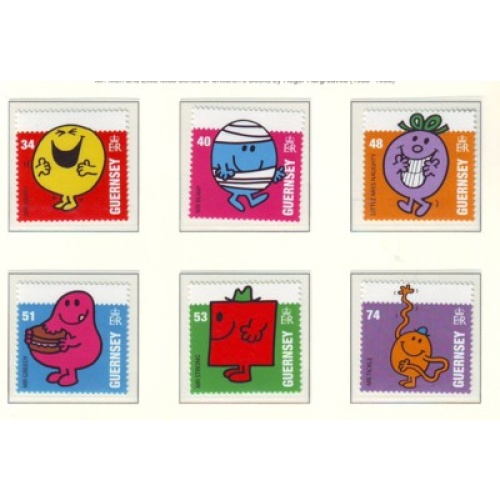 Guernsey Sc 985-990 2008 Children's Book Characters stamp set mint NH