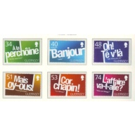 Guernsey Sc 991-996 2008 Europa, Guernesais Phrases, stamp set mint NH