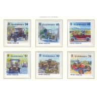Guernsey Sc 998-1003 2008 Ford Model T Anniversary stamp set mint NH