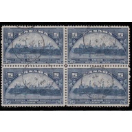 Canada #202 Used Block of Four