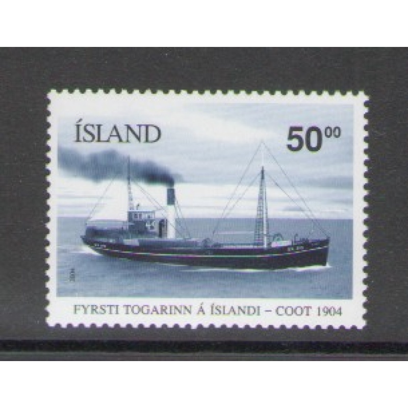 Iceland Sc 1008 2004 Trawler  COOT stamp mint NH