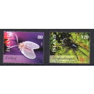 Iceland Sc 1160-61 2009 Insects stamp set mint NH