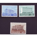 Iceland Sc 345-347 1962 New Buildings stamp set mint NH