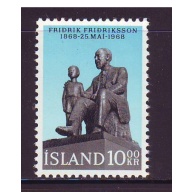 Iceland Sc 399 1968 Fridriksson stamp mint NH