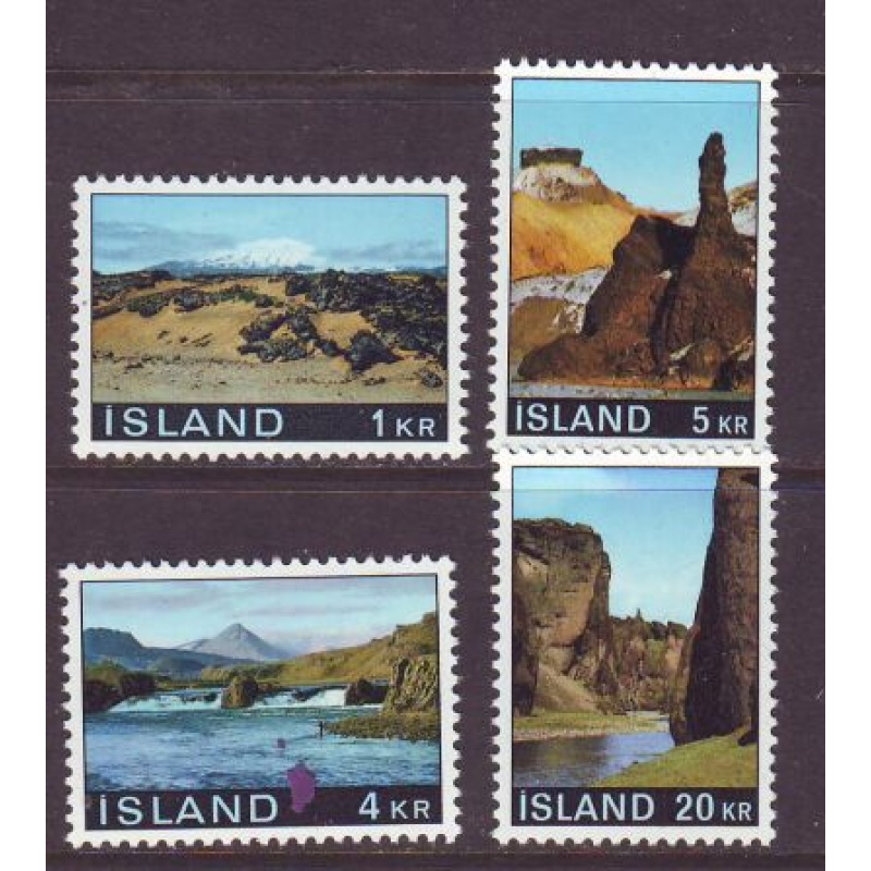 Iceland Sc 412-15 1970 views stamp set mint NH