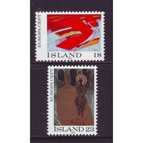 Iceland Sc 478-479  1975 Europa stamp set mint NH