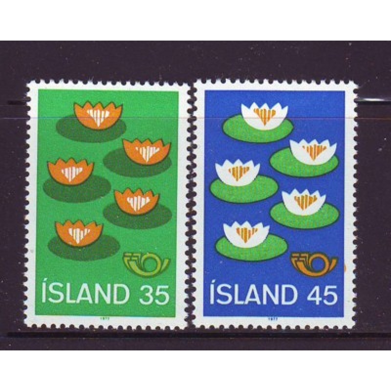 Iceland Sc 496-497 1997 Nordic Cooperation stamp set mint NH