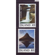 Iceland Sc  498-499 1977 Europa stamp set mint NH