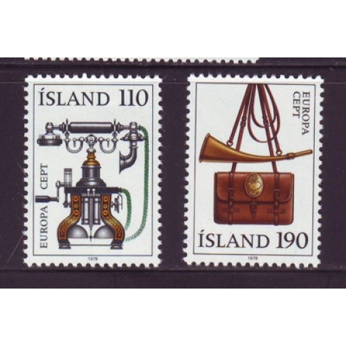 Iceland Sc 515-16 1979 Europa stamp set mint NH