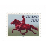 Iceland Sc 560 1982 Man Riding Iceland Pony stamp mint NH