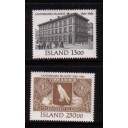 Iceland Sc 626-27 1986 National Bank Centenary stamp  set  mint NH