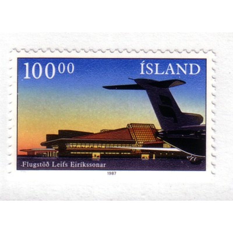 Iceland Sc 638 1987 Keflavik Airport stamp mint NH