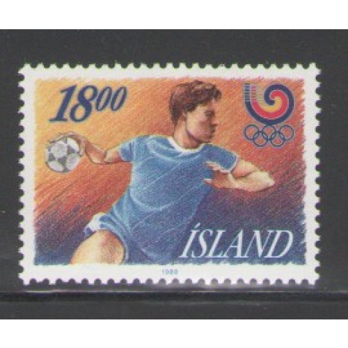 Iceland Sc 662 1988 Seoul Olympics stamp mint NH