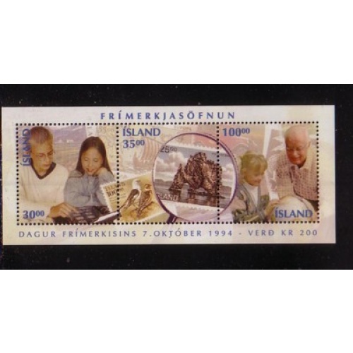 Iceland Sc 789 1994 Stamp Day stamp sheet mint NH