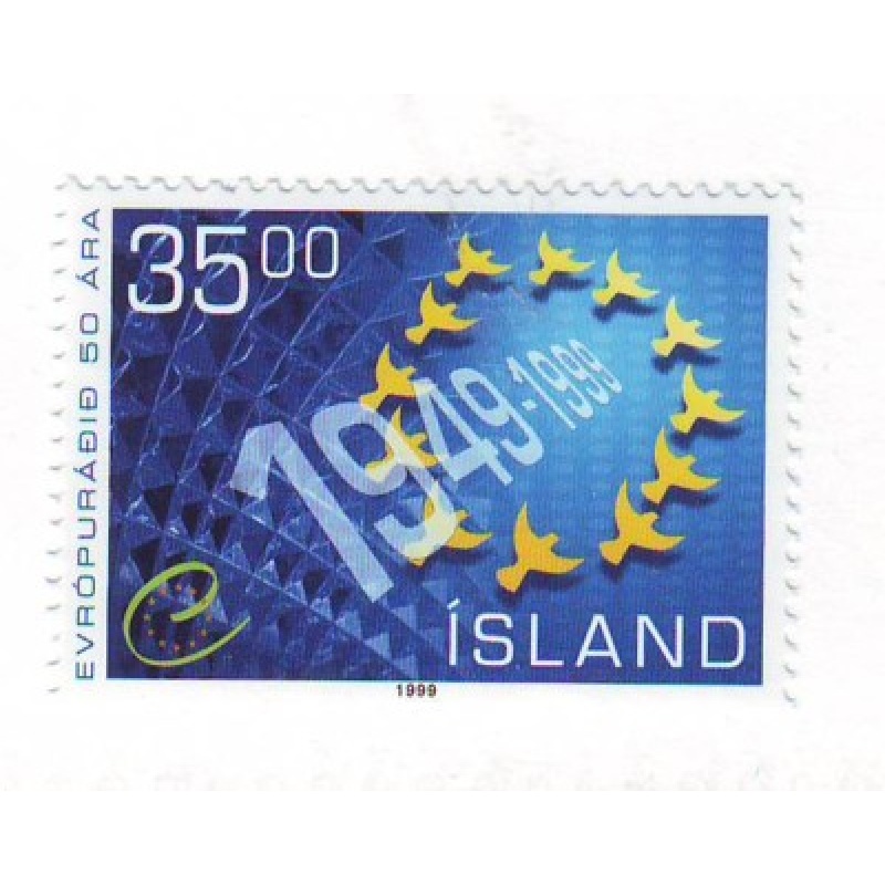 Iceland Sc 880 1999  Council of Europe stamp mint NH