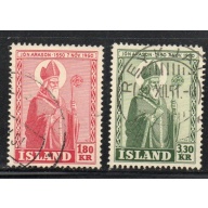 Iceland Sc 269-270 1920 Jon Arason stamp set used