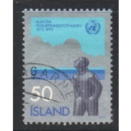 Iceland Sc 460 World Meteorological Organization stamp used