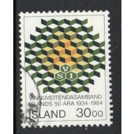Iceland Sc 599 1984 Employers Confederation stamp  used