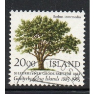 Iceland Sc 608 1985 Tree stamp used