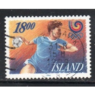 Iceland Sc 662 1988 Seoul Olympics stamp used