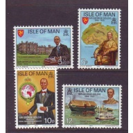 Isle of Man Sc 70-3 1975 Goldie stamp set mint NH