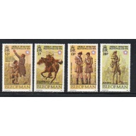 Isle of Man Sc 78-81 1976 American Revolution Bicentennial stamp set mint NH