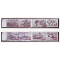 Isle of Man Sc 1028-1031 2004 60th Anniversary D Day Landings stamp set mint NH