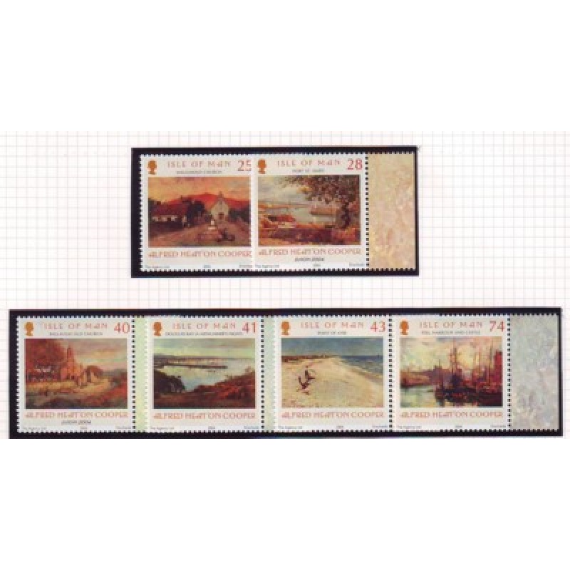 Isle of Man Sc 1063-1068 2004 Cooper Paintings stamp set mint NH