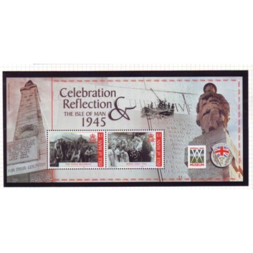 Isle of Man Sc 1091 2005 WW II Victory Anniversary stamp sheet mint NH